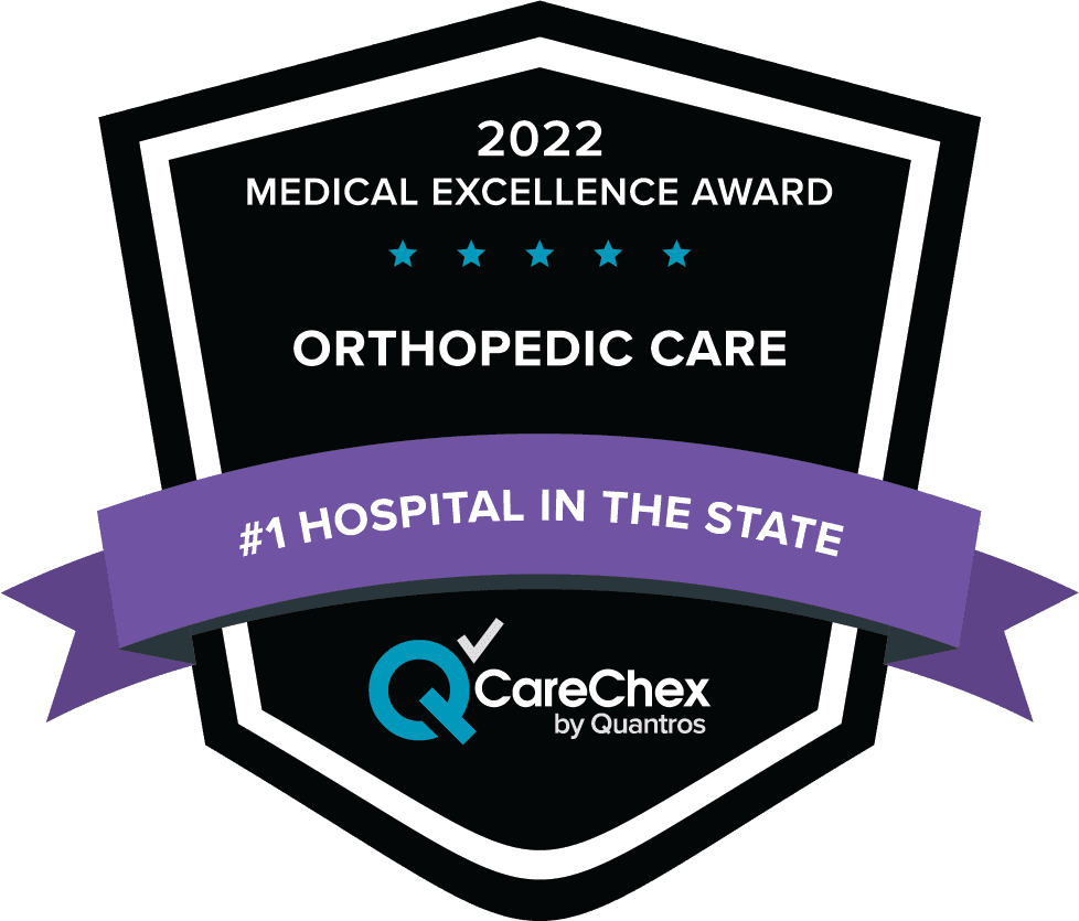 orthopedic care best hospital south carolina badge