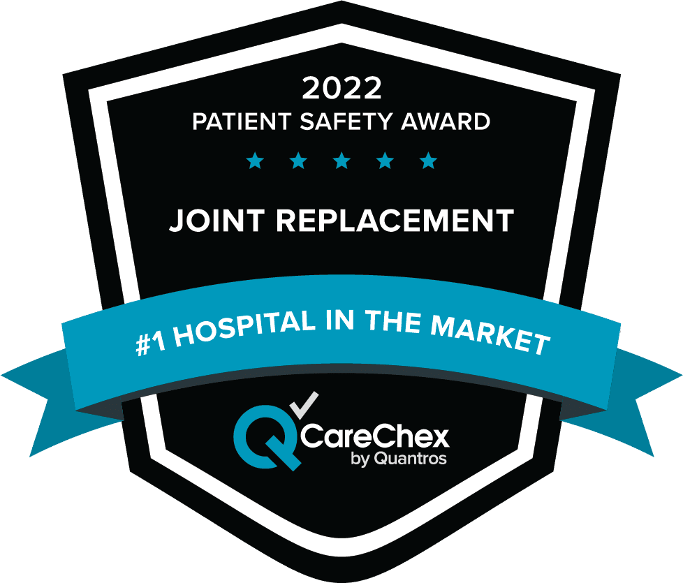 best in orthopedic joint replacement badge