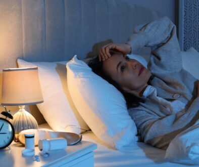 common sleep disorders woman with insomnia