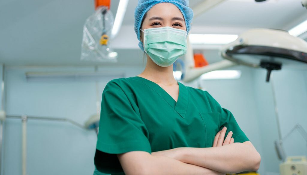How to Choose a Surgeon with a surgeon and medical mask